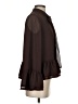 Amanda Uprichard 100% Polyester Brown Long Sleeve Blouse Size XS - photo 4