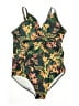 Grace Tropical Green One Piece Swimsuit Size XL - photo 1