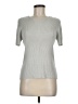 Preview Collection Silver Short Sleeve Turtleneck Size M - photo 1