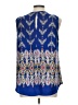 Renee C. 100% Polyester Blue Sleeveless Blouse Size L - photo 2