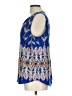 Renee C. 100% Polyester Blue Sleeveless Blouse Size L - photo 5