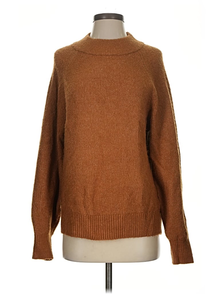 Pre-owned Gap Turtleneck Sweater In Brown