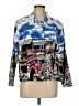 Tantrums 100% Cotton Print Blue Jacket Size M - photo 1