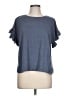 Max Studio Gray Short Sleeve T-Shirt Size L - photo 1