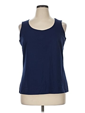 Susan Graver Sleeveless T-Shirt (view 1)