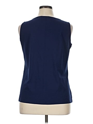 Susan Graver Sleeveless T-Shirt (view 2)