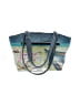 Anuschka 100% Leather Tropical Graphic Blue Leather Tote One size - photo 3