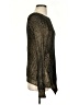 Saks Fifth Avenue Metallic Gold Pullover Sweater Size S - photo 4