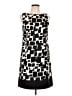 AB Studio Graphic Black Cocktail Dress Size 10 - photo 1