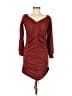 Lulus 100% Polyester Burgundy Cocktail Dress Size L - photo 1