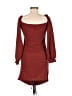 Lulus 100% Polyester Burgundy Cocktail Dress Size L - photo 2