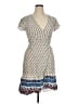 Papillon 100% Viscose Print Ivory Casual Dress Size XL - photo 1