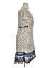 Papillon 100% Viscose Print Ivory Casual Dress Size XL - photo 4