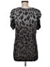 Worthington Animal Print Gray Pullover Sweater Size M - photo 2