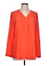 Conrad C 100% Polyester Orange 3/4 Sleeve Blouse Size 10 - photo 1