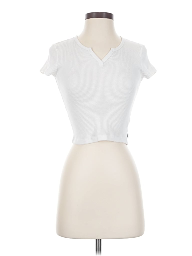 Pre-owned Tna Short Sleeve T-shirt In Ivory
