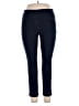 Van Heusen Solid Blue Jeggings Size 14 - photo 1