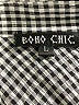 Boho Chic Houndstooth Silver 3/4 Sleeve Button-Down Shirt Size L - photo 7