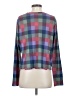 Free Press Plaid Purple Pullover Sweater Size S - photo 2