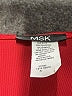 MSK Red 3/4 Sleeve Top Size XL - photo 4