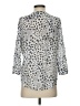 Como Black Silver 3/4 Sleeve Blouse Size S - photo 2