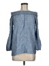 Grace Elements Blue 3/4 Sleeve Blouse Size M - photo 1