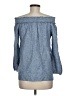 Grace Elements Blue 3/4 Sleeve Blouse Size M - photo 2