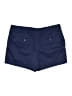 British Khaki Solid Blue Shorts Size 10 - photo 2