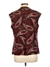 Kasper Burgundy Sleeveless Blouse Size L - photo 2