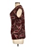 Kasper Burgundy Sleeveless Blouse Size L - photo 5