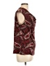 Kasper Burgundy Sleeveless Blouse Size L - photo 4