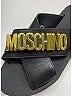 Moschino Black Logo Platform Sandals Size EU 37 - photo 8
