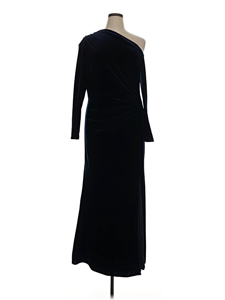 Pre-owned Betsy & Adam Cocktail Dress In Black