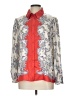 Hobbs London 100% Polyester Paisley Ivory Long Sleeve Blouse Size 10 - photo 1