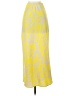 ASOS Print Yellow Formal Skirt Size 4 - photo 1