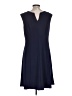 Connected Apparel Solid Blue Cocktail Dress Size 12 - photo 2