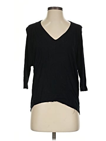 Zara W&B Collection 3/4 Sleeve T-Shirt (view 1)
