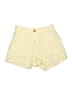 Roxy Solid Yellow Khaki Shorts Size M - photo 1