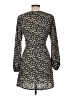 Missguided 100% Polyester Hearts Black Casual Dress Size 6 - photo 2