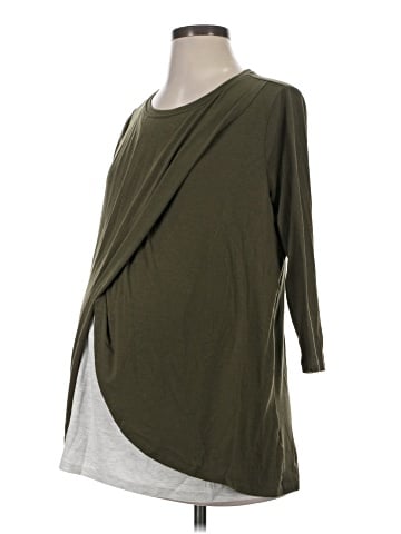 Motherhood 3/4 Sleeve Top (view 1)