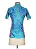 Terry Blue Short Sleeve Turtleneck Size XS - photo 2