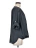 Calvin Klein 100% Polyester Gray 3/4 Sleeve Blouse Size M - photo 4