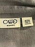 Cato 100% Cotton Gray 3/4 Sleeve Button-Down Shirt Size 18 - photo 7