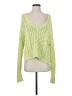 LINE 100% Cotton Green Pullover Sweater Size XS - photo 1