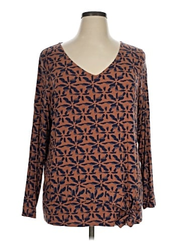 Belle By Kim Gravel Long Sleeve Blouse (view 1)