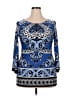 Sunny Leigh Blue 3/4 Sleeve Blouse Size XL - photo 1