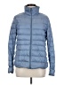 Uniqlo 100% Nylon Solid Blue Snow Jacket Size L - photo 1