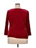 MSK Red 3/4 Sleeve Top Size XL - photo 2
