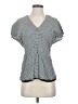 Lewit 100% Viscose Gray Short Sleeve Blouse Size XS - photo 1