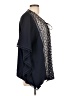 Alberto Makali Blue Black Poncho Size L - photo 4